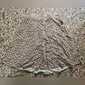Cheetah print skirt size medium